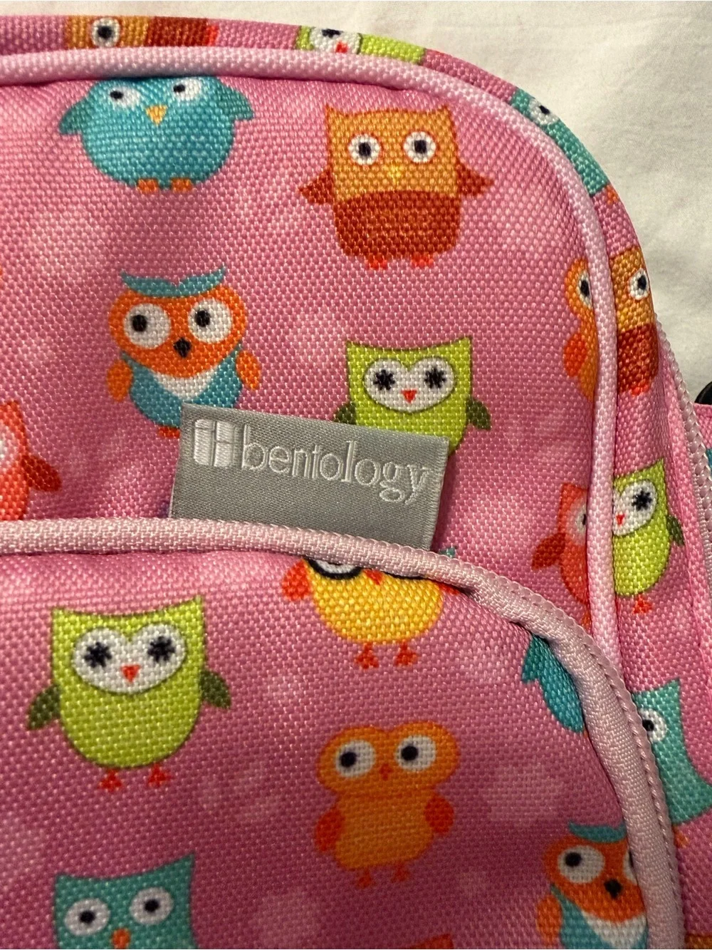 Bertology Pink Owl Kids Lunchbox - Pink